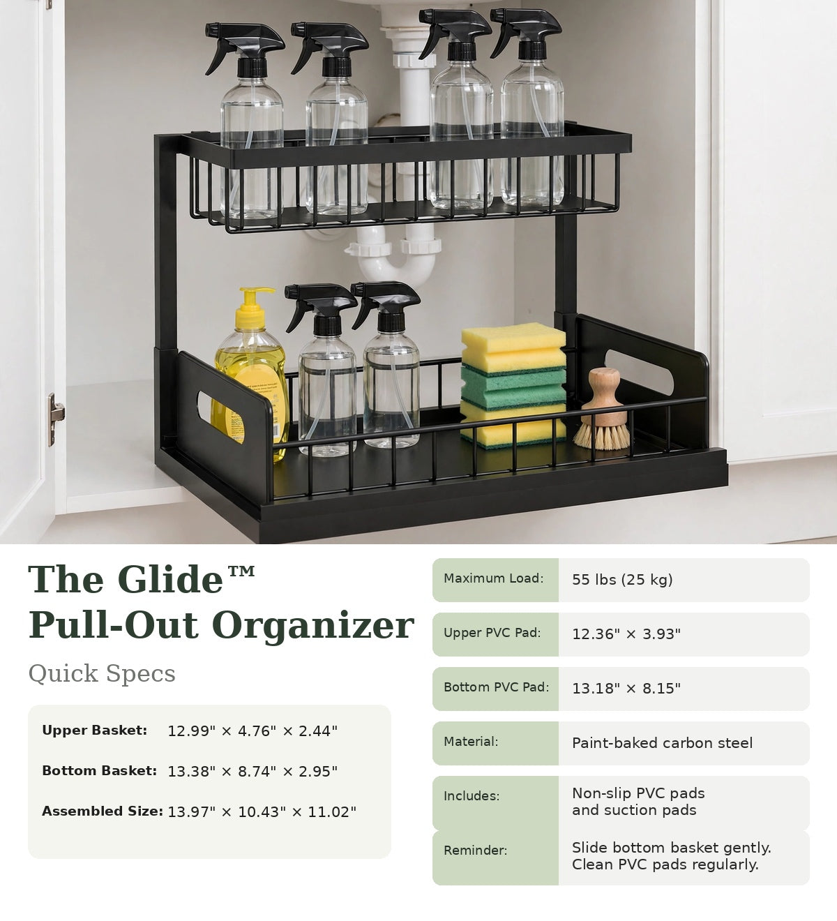 The Glide™ Pull-Out Organizer