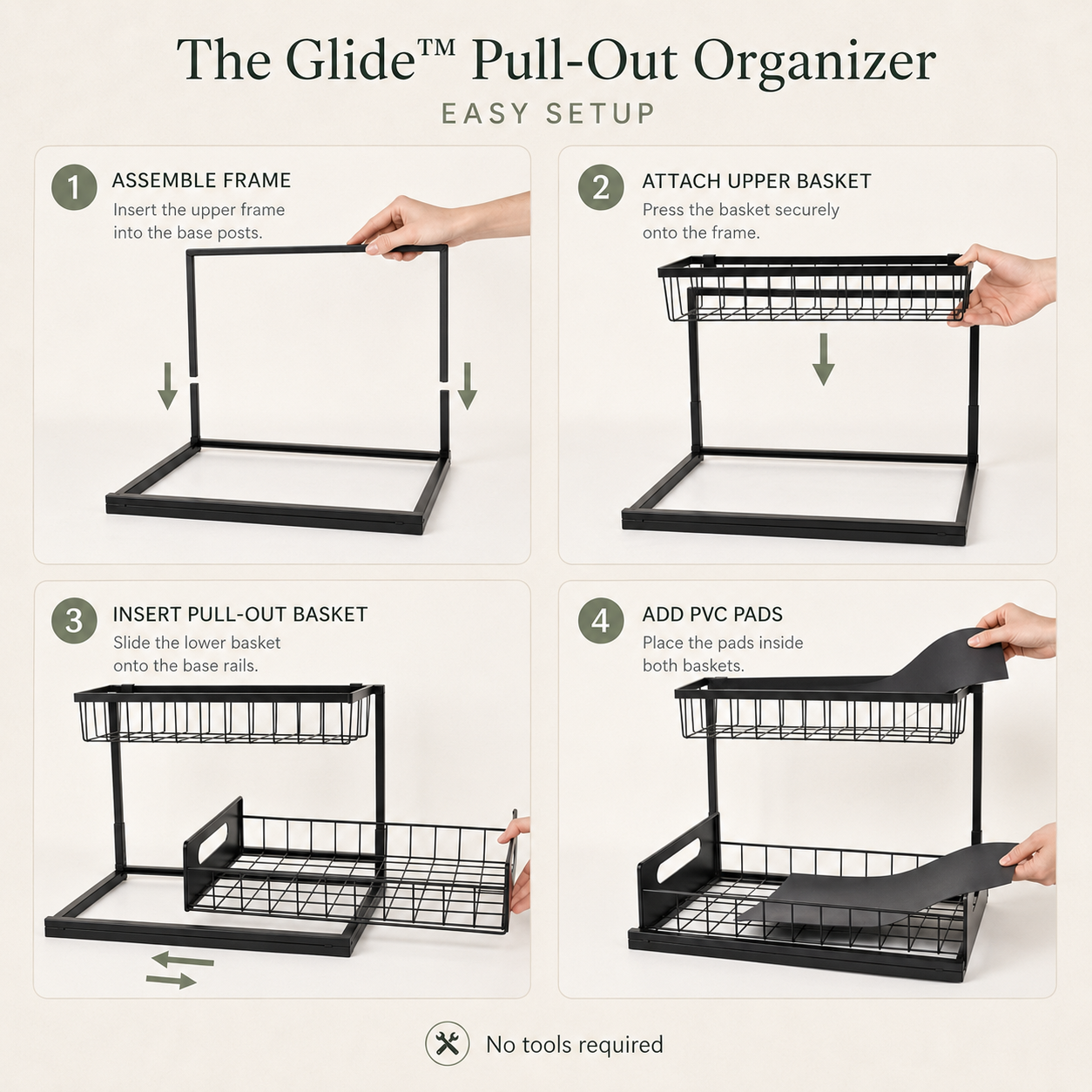 The Glide™ Pull-Out Organizer