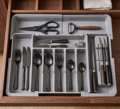 The Array™ Expandable Cutlery Organizer