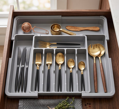 The Array™ Expandable Cutlery Organizer