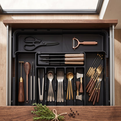 The Array™ Expandable Cutlery Organizer