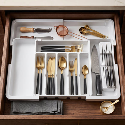 The Array™ Expandable Cutlery Organizer