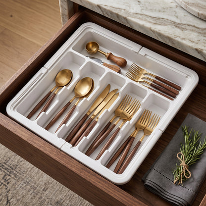 The Array™ Expandable Cutlery Organizer