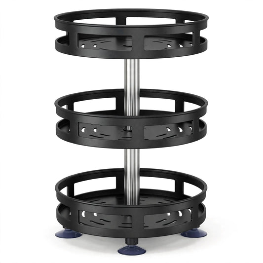 The Orbit™ Rotating Organizer | 3-Tier Carbon Steel Spice Rack