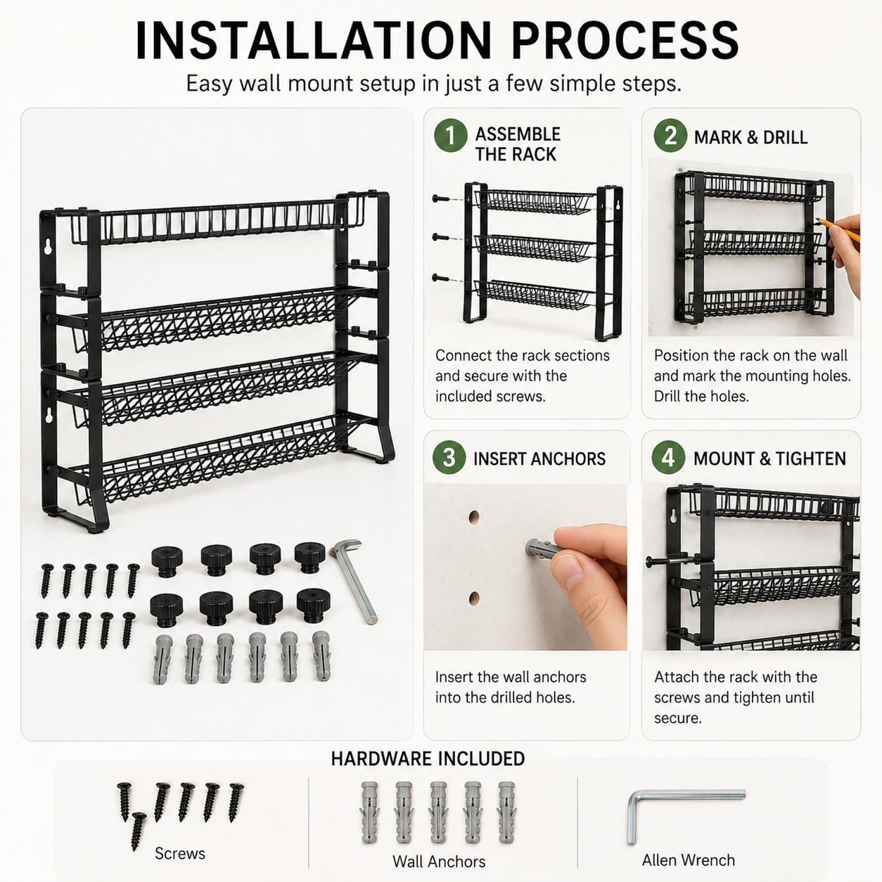 18×11 Spice Rack Organizer
