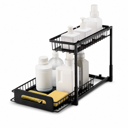 2-Tier Pull-Out Sink Organizer