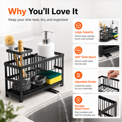Kitchen Sink Caddy Organizer