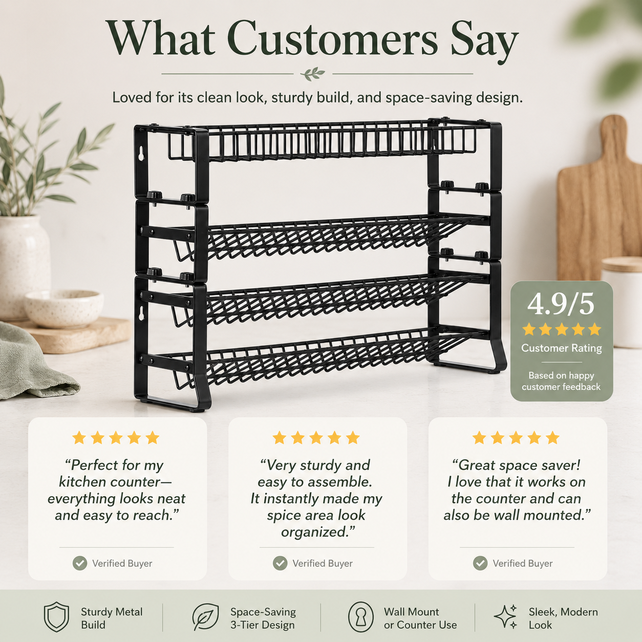 18×11 Spice Rack Organizer