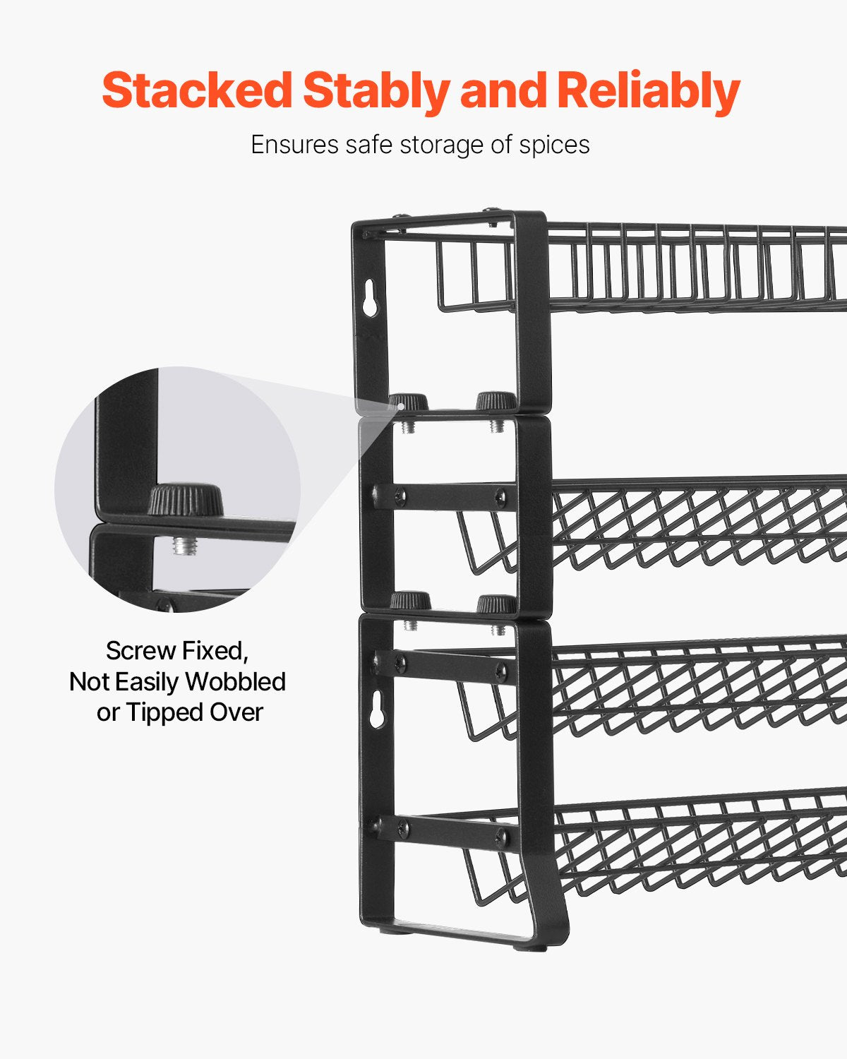 Spice Rack Organizer 18x11in